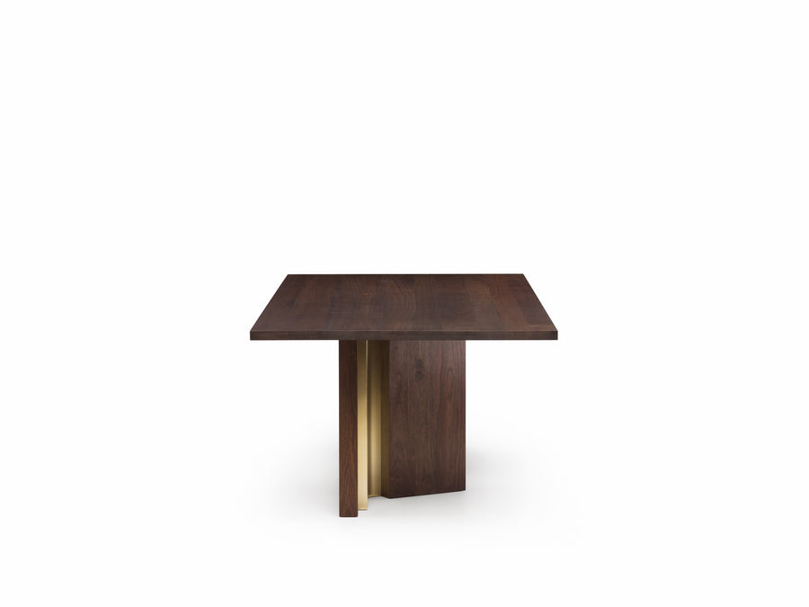 Izar Dining Table with Brass