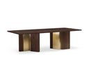 Izar Dining Table with Brass