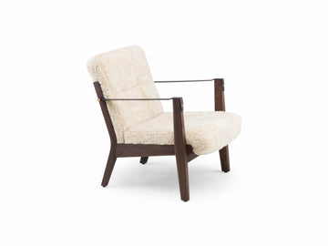 Capo Lounge Armchair with Sheepskin Upholstery