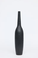 Shou Sugi Ban Turned White Oak Tall Vessel