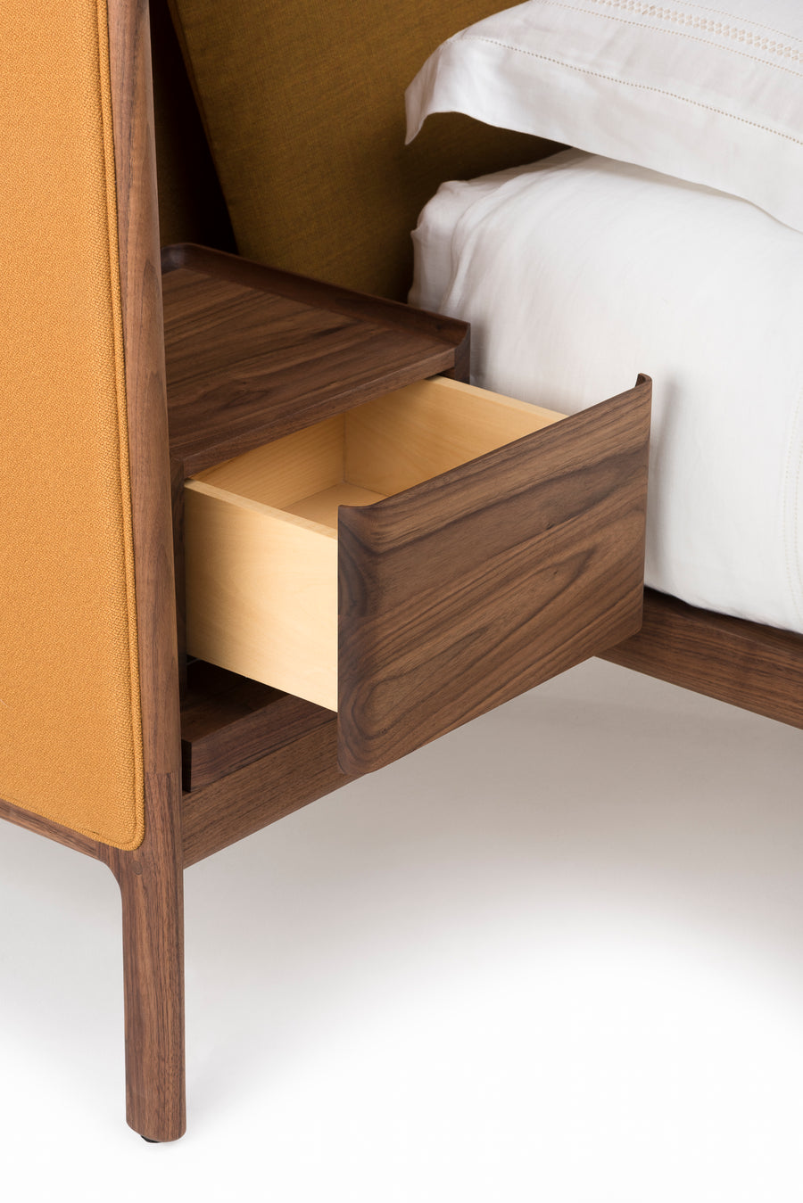 Low Dubois Bed with Bedside Tables