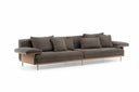 Belle Reeve Sofa System - Long Sofa with Two Flat Armrests