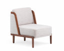 Throne Lounge Chair with Upholstery