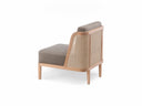 Throne Lounge Chair with Rattan