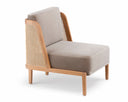Throne Lounge Chair with Rattan