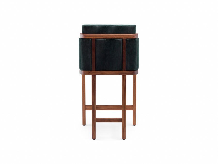 Throne Barstool with Upholstery