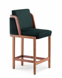 Throne Barstool with Upholstery