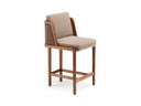 Throne Barstool with Rattan