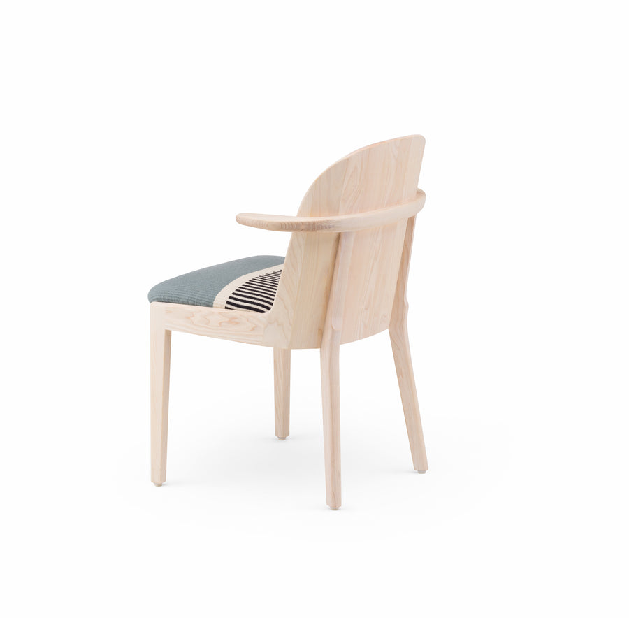 Twenty-Five Dining Chair with Manta Gil Upholstery