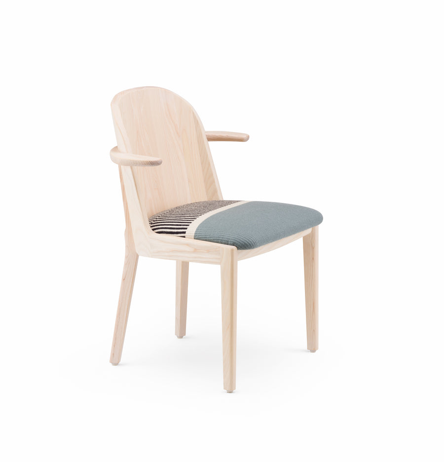 Twenty-Five Dining Chair with Manta Gil Upholstery