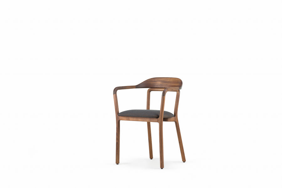 Duet Chair with Upholstered Seat
