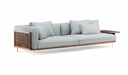Belle Reeve Sofa System - Long Sofa with One Arm + One Flat Armrest