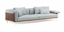 Belle Reeve Sofa System - Long Sofa with One Arm + One Flat Armrest
