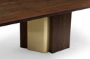 Izar Dining Table with Brass