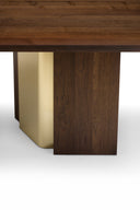 Izar Dining Table with Brass