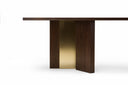 Izar Dining Table with Brass