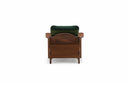 Twenty Five Lounge Armchair with Manta Lido Upholstery