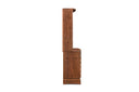 ARTS AND CRAFTS 3-UNIT CABINET with WOVEN TIMBER