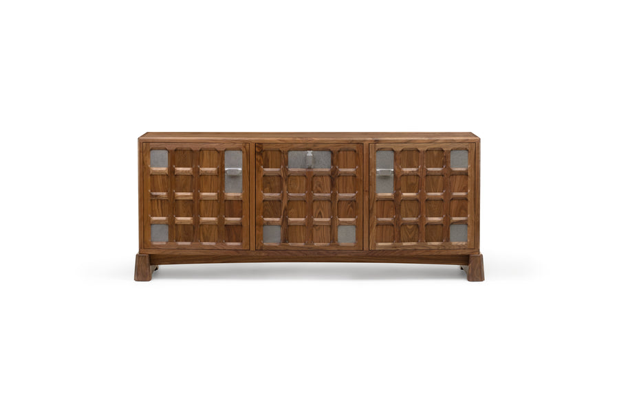 ARTS & CRAFTS 3-UNIT LOW SIDEBOARD