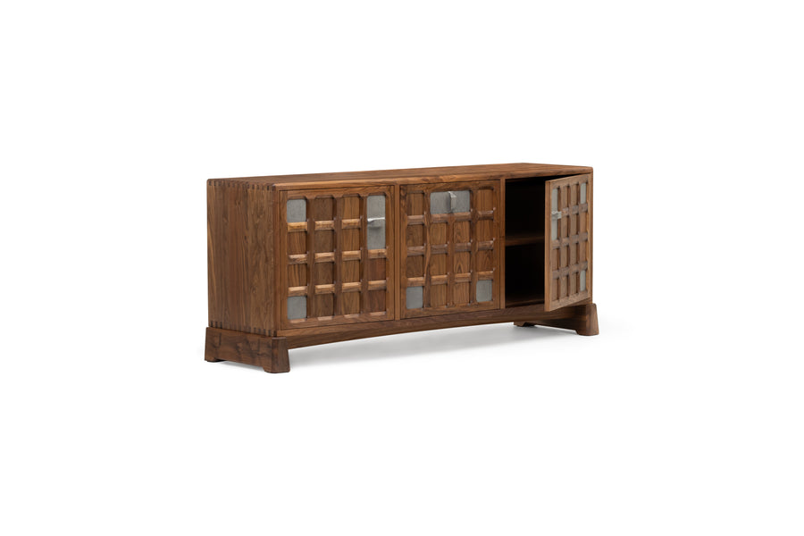 ARTS & CRAFTS 3-UNIT LOW SIDEBOARD