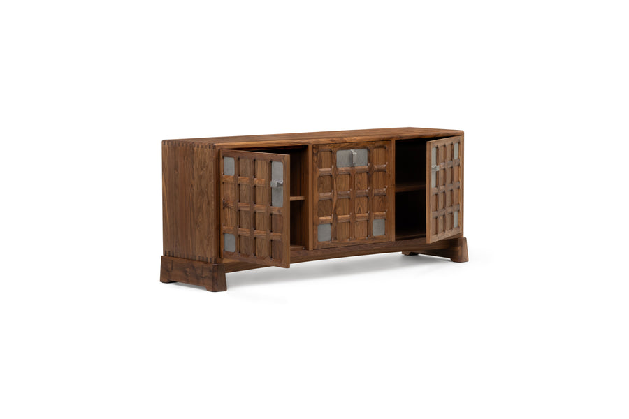 ARTS & CRAFTS 3-UNIT LOW SIDEBOARD