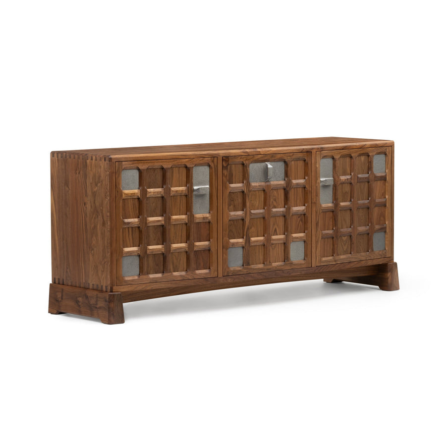 ARTS & CRAFTS 3-UNIT LOW SIDEBOARD