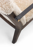 Capo Lounge Armchair with Sheepskin Upholstery