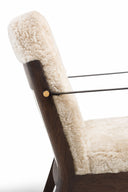 Capo Lounge Armchair with Sheepskin Upholstery