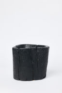 Shou Sugi Ban Hand Carved Teak Sculpture