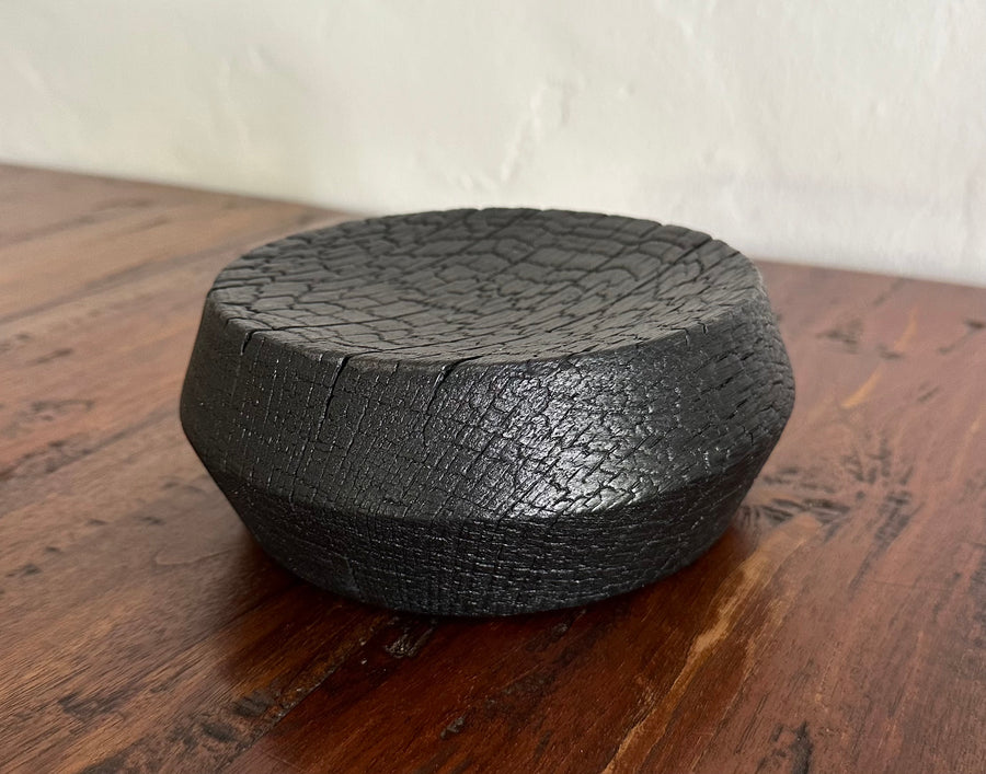 Shou Sugi Ban Turned Ash Bowl