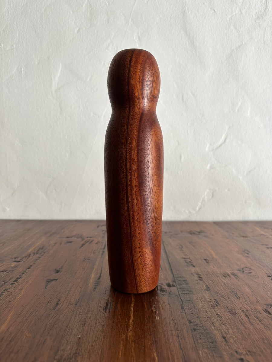 Turned Mahogany Vessel