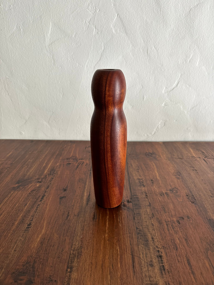 Turned Mahogany Vessel