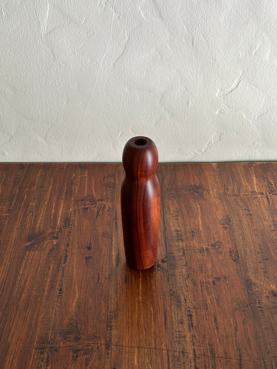 Turned Mahogany Vessel