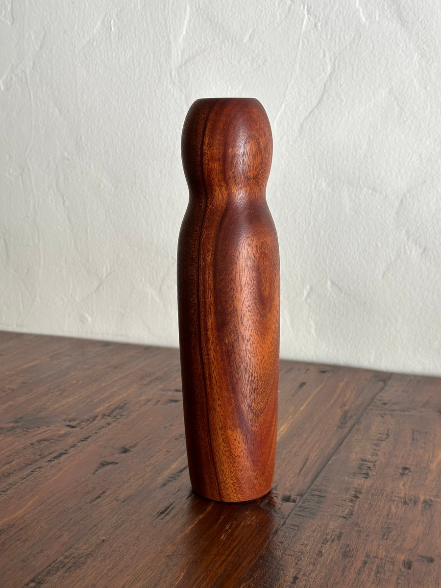 Turned Mahogany Vessel