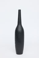 Shou Sugi Ban Turned White Oak Tall Vessel