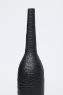 Shou Sugi Ban Turned White Oak Tall Vessel