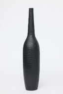 Shou Sugi Ban Turned White Oak Tall Vessel