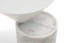 Laurel Side Table in Marble
