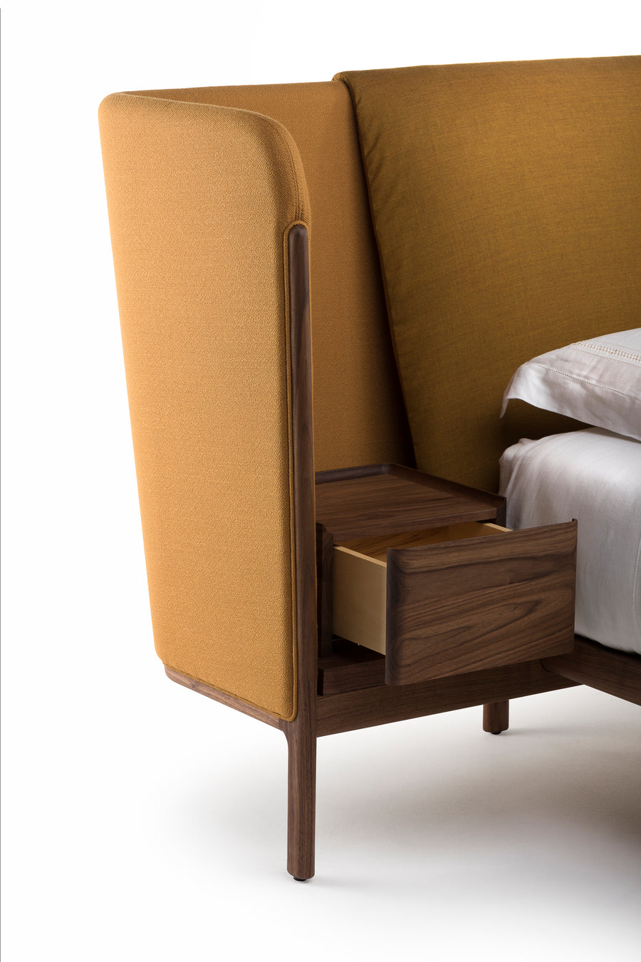 Low Dubois Bed with Bedside Tables