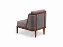 Throne Lounge Chair with Upholstery