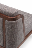 Throne Lounge Chair with Upholstery