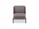 Throne Lounge Chair with Upholstery