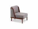 Throne Lounge Chair with Upholstery