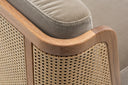 Throne Lounge Chair with Rattan