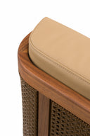 Throne Lounge Chair with Rattan