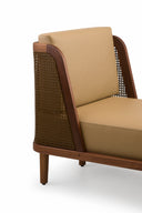 Throne Lounge Chair with Rattan