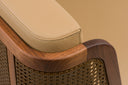 Throne Lounge Chair with Rattan