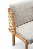 Throne Dining Chair with Rattan