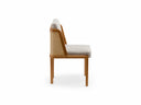 Throne Dining Chair with Rattan