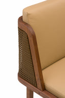 Throne Dining Chair with Rattan